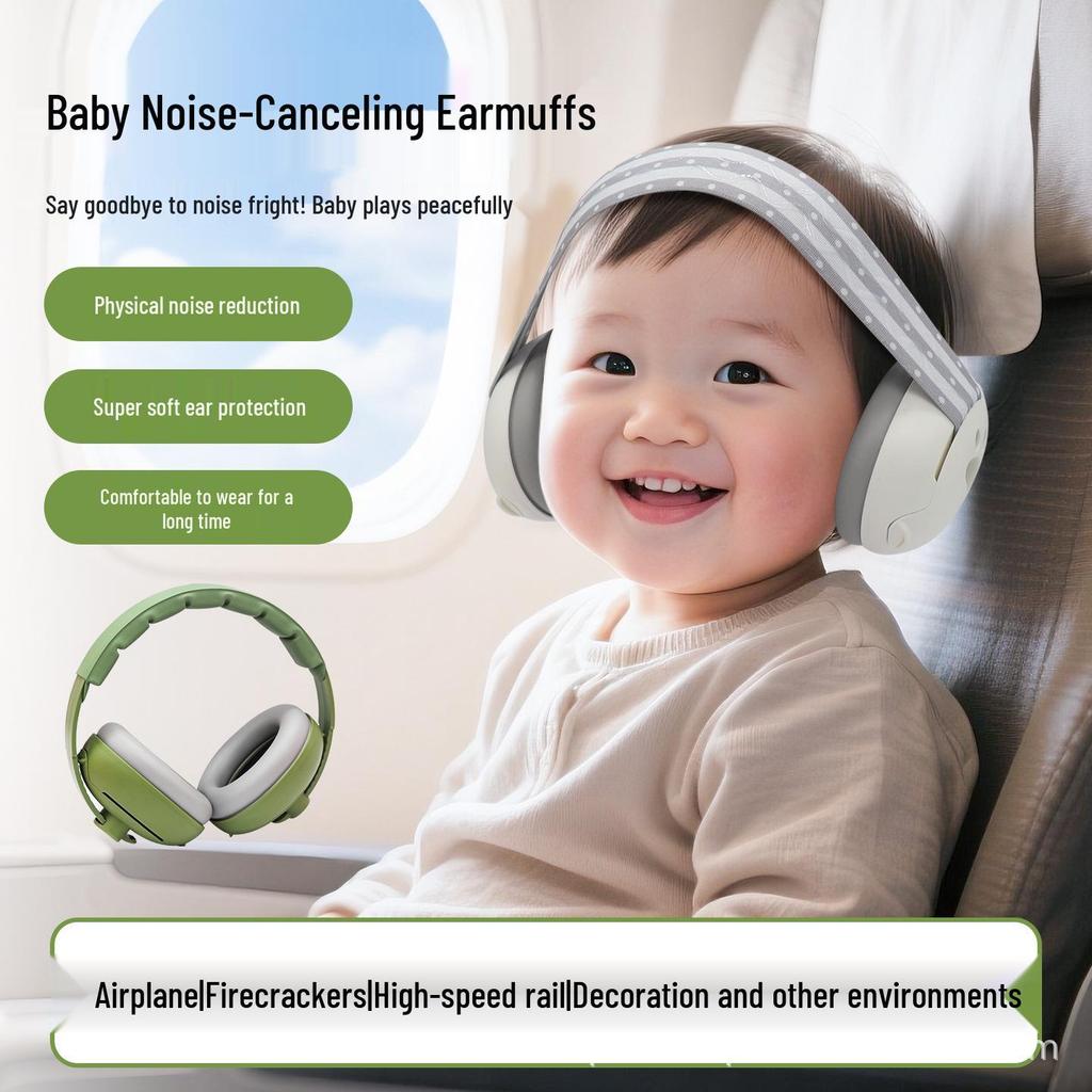 Baby Noise-Canceling Soundproof Earmuffs for Sleep, Fireworks, Airplane, and Concert Hearing Protection