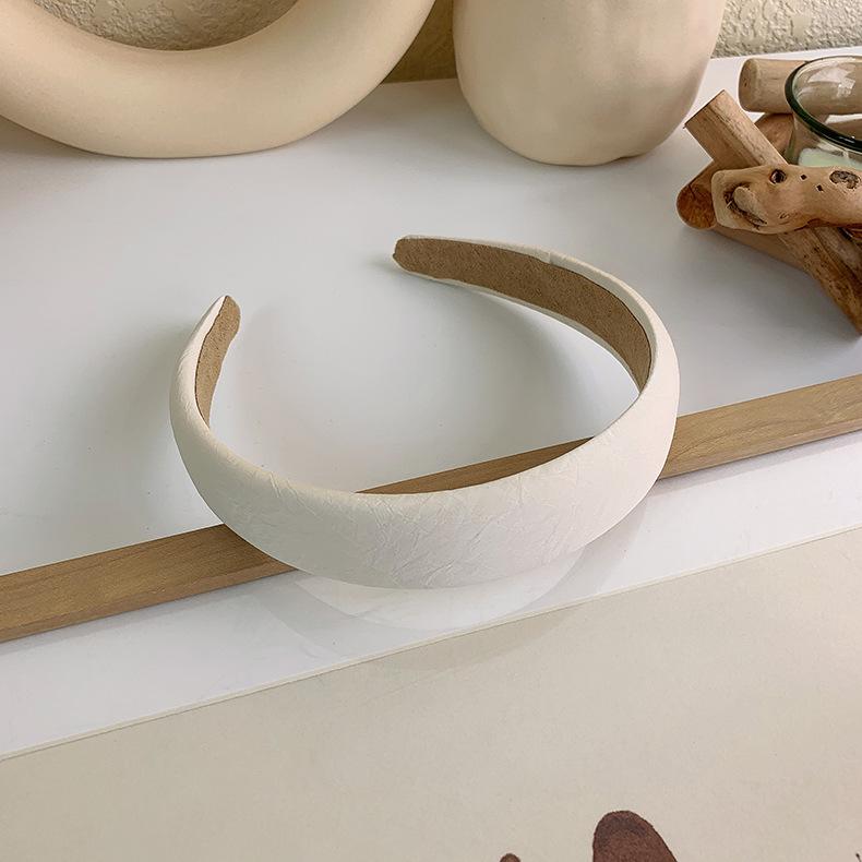 Bandă de Păr la Modă Femei Elegantă Culoare Solidă Bandă de Păr Burete Diademă Cerc de Păr Fete Bezel Accesorii de Păr Bandă de Păr Nouă Bandă de Păr