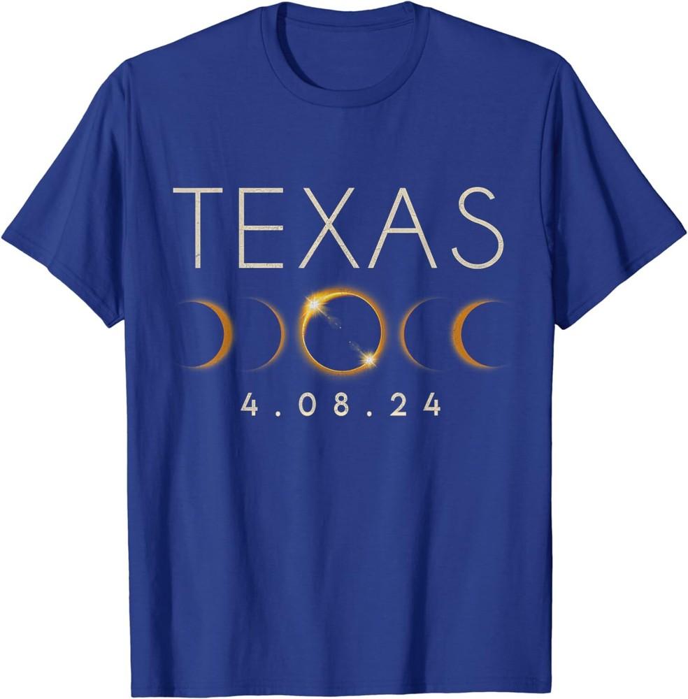 Total Solar Eclipse 2024 Texas State Special Design Unisex T-Shirt Unisex T-Shirt XXL
