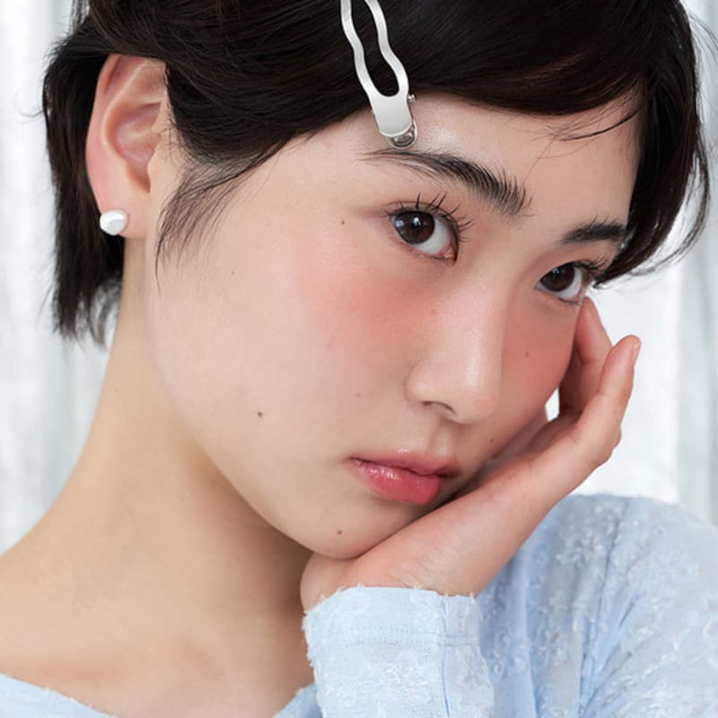 Geegee [2SET] Metal Wave Hair Pin - 2color
