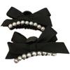 Koreanische Mode Süß Niedlich Schleife Perle Haarspange Elegant Haarklammer Krallenklemme für Mädchen Kopfschmuck Damen Frisur Zubehör