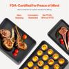 Baking Pan Set 3-Piece Nonstick Carbon Steel Set with Silicone Handles