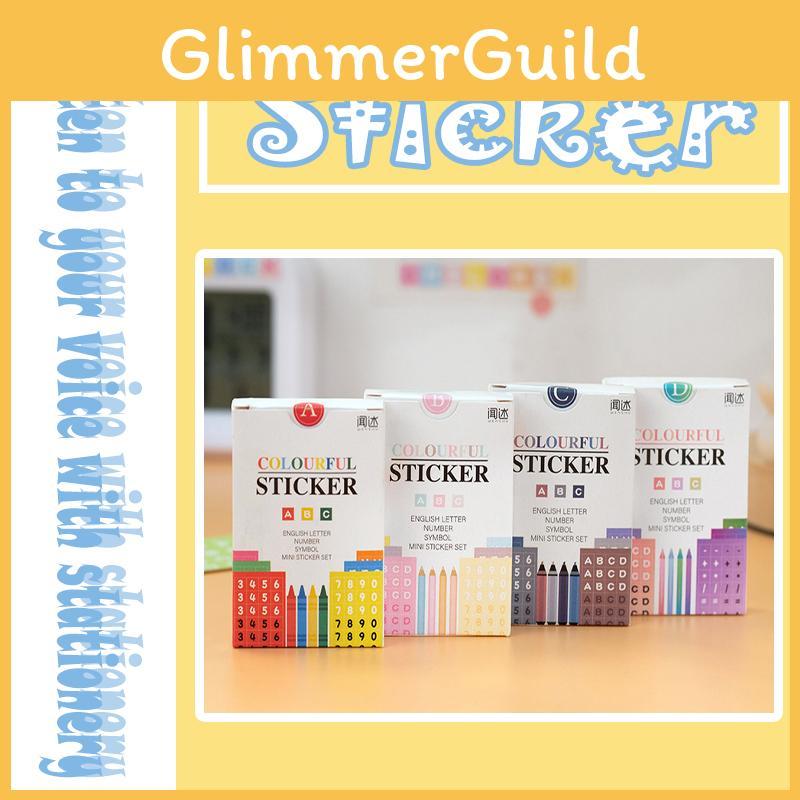 Handmade Alphanumeric Stickers For Diy Projects Featuring Stunning Vintage Paper Designs