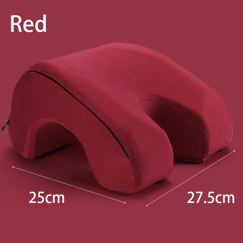 Nap Pillow Memory Sponge Ergonomic Design Springback Breathable Travel Office Students Take A Nap Rest Pillow Adult