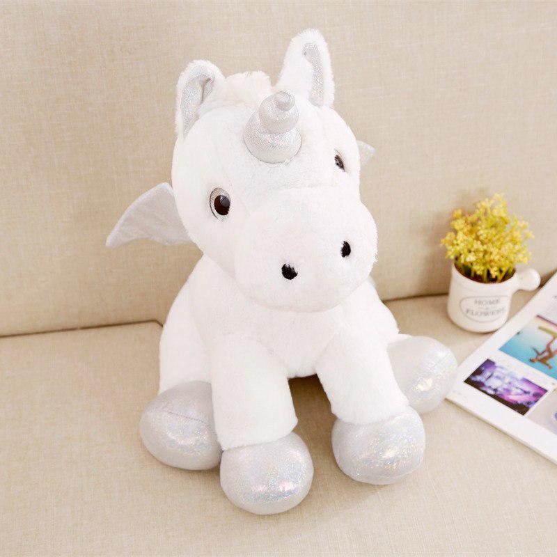 [ 1pc 40cm Kawaii Soft Plush Horse With Wings Staffed Cute Animal Cartoon Unicorn Plush Toys Lovely 