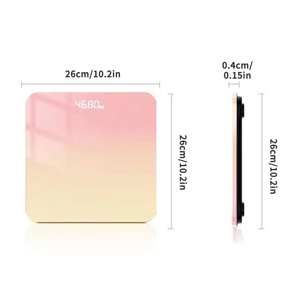 USB Charging Intelligent LED Display Electronic Scale Home Fitness Health Monitor Weighing Assistant for XIAOMI Lenovo