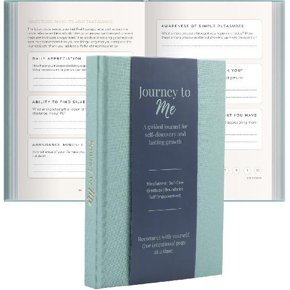 Дневник с подсказками для женщин | 5-месячное ежедневное размышление для заботы о себе, благодарности, осознанности и намерений | Дневник с подсказками, чтобы найти спокойствие, установить зелёный