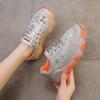 Fashion Shoes for Women 2024 New Shiny Rhinestone Women's Sneakers Shoes Autumn Korean Fashion Thick Sole Sports Shoes Zapatos De Mujer