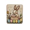 Wooden handicrafts, rural ornaments, cute Easter rabbits, Easter party gifts