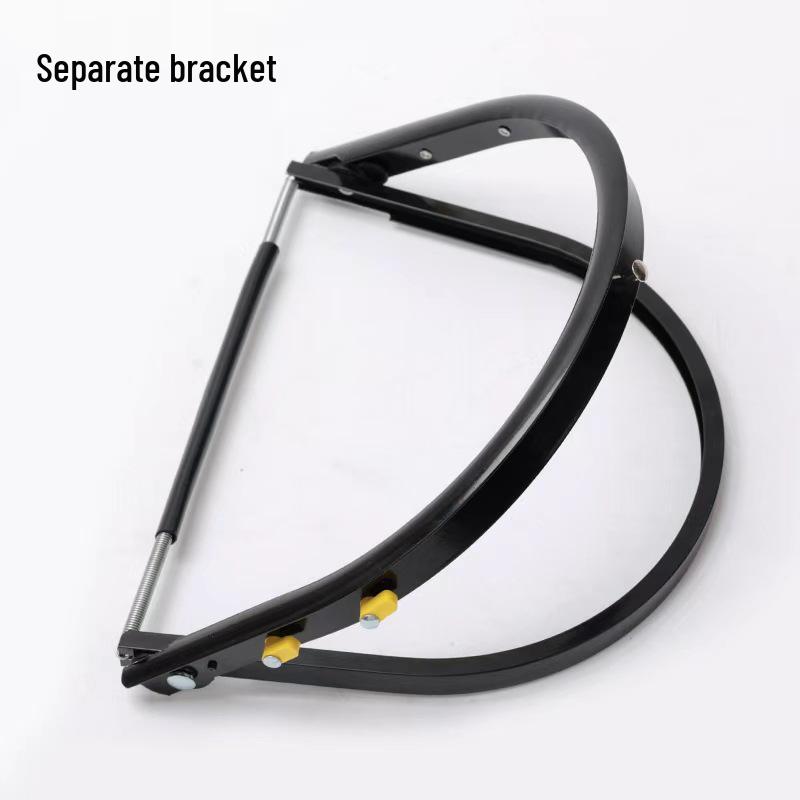 PC Face Shield Welding Mask: Aluminum Reinforced, Anti-Impact Safety Helmet for Grinding and Welding