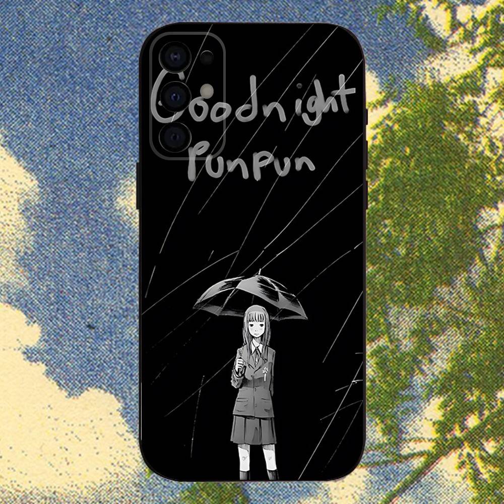 Epc Goodnight Punpun Phone Case For Samsung S25,S24,S21,S22,S23,S30,Ultra,S20,Plus,Fe,Lite,Note,10,9,5G Black Cover
