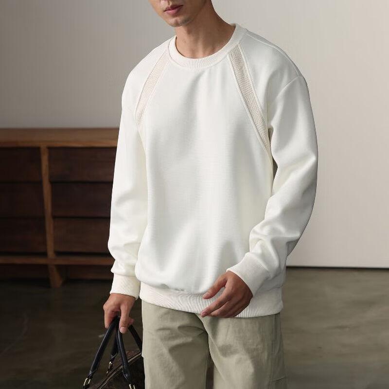 

DK Men s American Style Patchwork Loose Sweatshirt 4XL