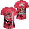 Trinidad And Tobago Flag Pattern T-Shirt Men 3D Printed Outdoor Sportswear Tee Shirts Round Neck Short Sleeves Street T Shirt