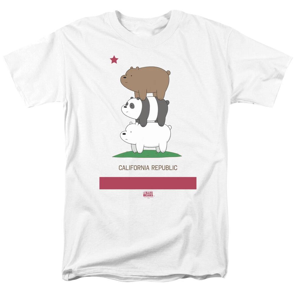 We Bare Bears  Cali Stack  T-Shirt - To 5X S
