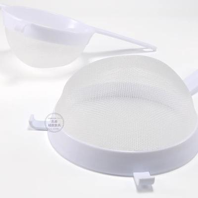 Handheld Plastic Screen Mesh Tea Leaf Strainer Flour Sieve Colander Soy Milk Filter Flour Colander Bird's Nest Spoon Strainers