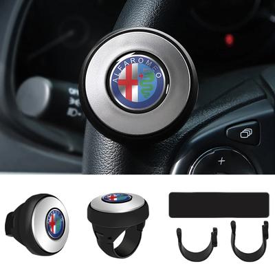 MQHWD1 Car Turning Steering Wheel Booster Spinner Knob For 159 147 156 166 Giulietta Giulia Mito Stelvio Brera Spider