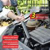 Heavy Duty 72-Tooth Multifunction Ratchet Wrench: Manual, Electric, and Pneumatic Right Angle for Auto Repair