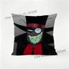 Black Flug Slys Hat Villainous Laser Pillow Case Ultra Soft Skin Friendly Fabric Cloud Like Comfort  Concealed Zipper