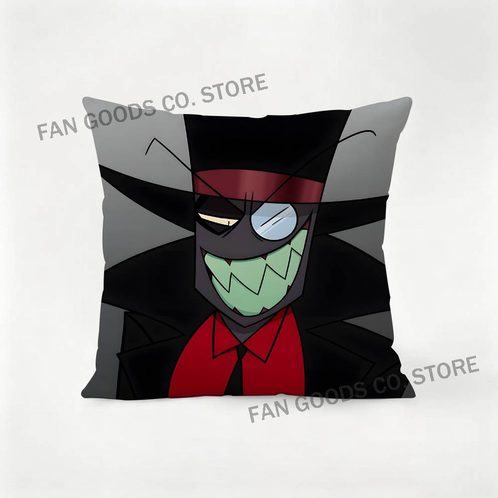 Black Flug Slys Hat Villainous Laser Pillow Case Ultra Soft Skin Friendly Fabric Cloud Like Comfort Concealed Zipper