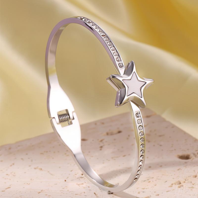 Five-pointed Star Female High-end Versatile Open-ended Couple Bracelet Bracelet
