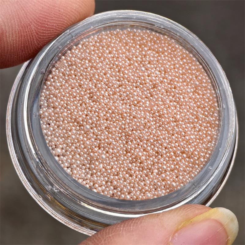 Korean Iridescent Mini Steel Beads Nail Decorations
