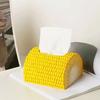Corn Shaped Tissue Box Decorative Paper Towel Container Elegant Tissues Storage Box Refillable Napkin Dispenser Rack