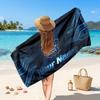 Toronto Maple Leafs Customized Name Text Beach Towel, Soft Absorbent Towel Beach Pool Travel Personal Gift