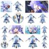 Adorable Benghuai Starry Skies Iron Road White Dew Cosplay Suit