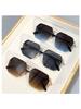 Vintage Square Sunglasses Woman Classic Retro Gradient Mirror Frameless Sun Glasses Female Fashion Rimless
