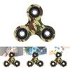 Colorful Plastic Fidget Spinner Kids Toy Yellow Cartoon Illustration