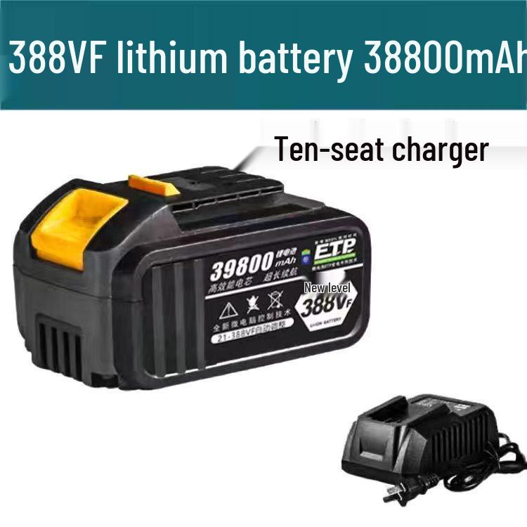 Universal 48V-88V Electric Wrench and Angle Grinder Set with Lithium Battery