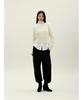 Anggae Classic Half Neck Pullover Ivory