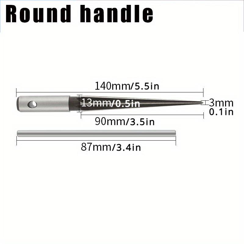 3-13mm Taper Reamer Hand Metal Reamer Deburring Enlarge Pin Hole Handheld Reamer For Wood Metal Plastic Drilling Tools