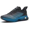 Anta Cushioning Slip Resistant Low top Casual Running Shoes Men's Black Blue 812335583-4