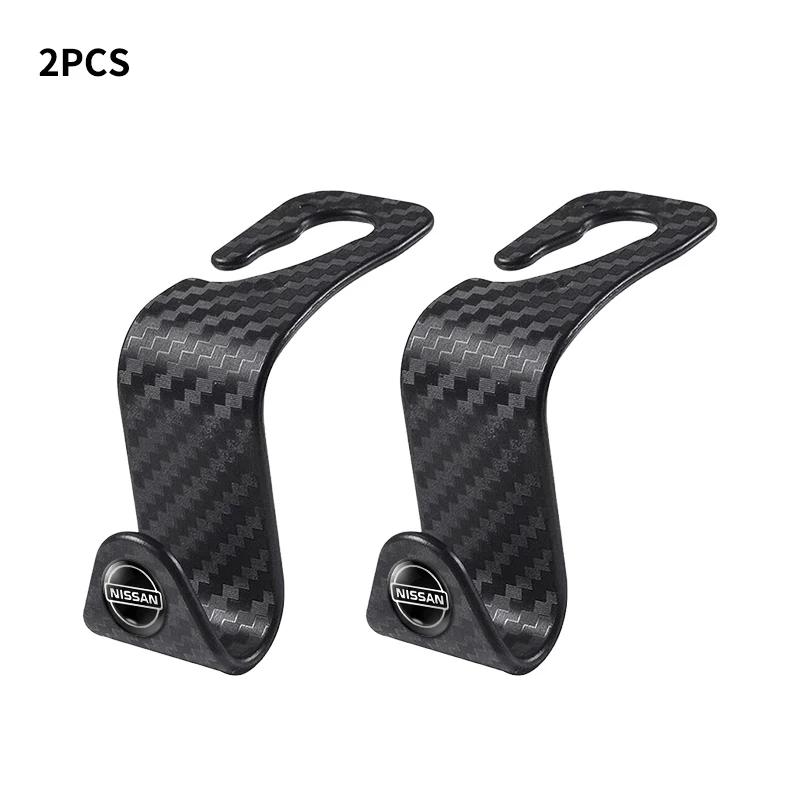 Car styling Car Seat Carbon Fiber Hook Car Accessories For Nissan Nismo X J10 J11 Trail Tiida Teana Skyline Juke X-trail Almera