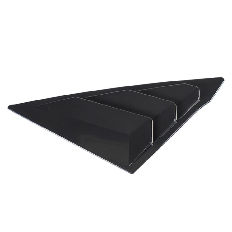 Weather Resistant ABS Automotive Louvers Rear Window Side Vent Shutter Louver Cover Trim Car Accessories