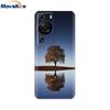 For Huawei P60 Pro Case Cute Heart Cartoon Painted Silicone Clear TPU Back Cover For Huawei P 60 P60 2023 P60Pro Phone Cases