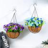 Heimdekoration Künstliche Blume Hängekorb mit Schmetterlingsdesign für Wohnzimmer und Garten