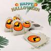 30pcs Linen Bat Pattern Gift Bag Trick or Treat Drawstring Pouche Reusable Candy Storage Bag for Halloween Party Favors Supplies