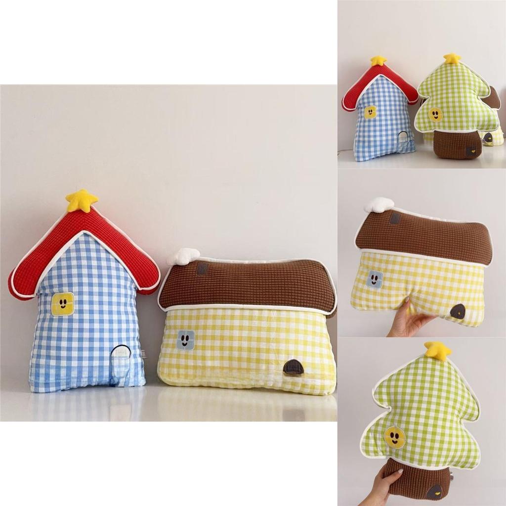 Cartoon Dopamine House Pillows With Embroidered Fabric For Kids Room Decor