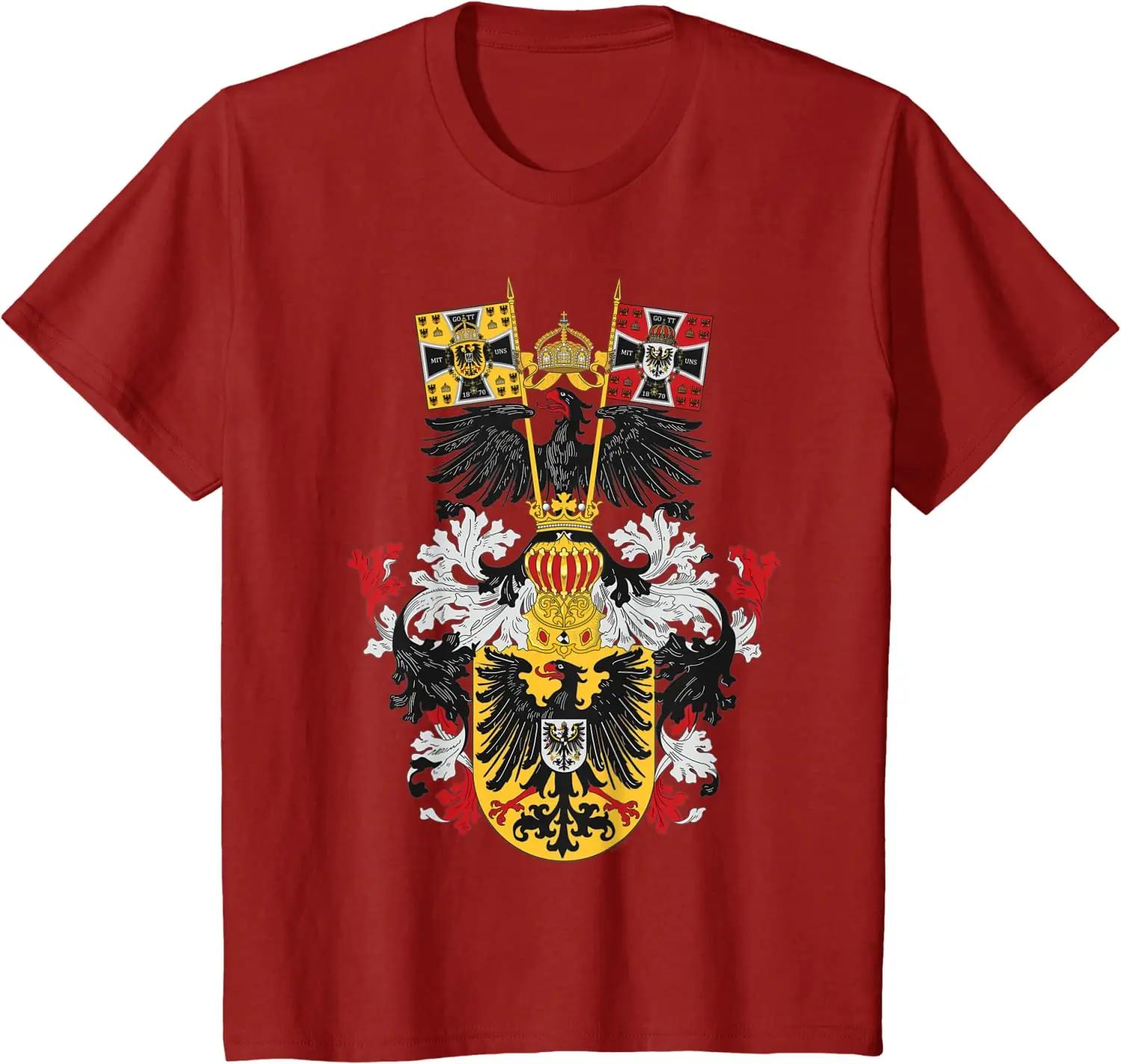 Holy Roman Empire Flag German Eagle TShirt 100 Cotton ONeck Summer Short Sleeve Casual Mens Tshirt Size S3XL S