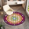 1Pc Tree of Life Circular Print Rug - home decoration Carpet For Living Room Bedroom Flooring Computer Chair Area Rug
