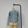 Women's Heavy Wash Casual Denim Jacket