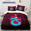 Biancheria da letto con motivo Trabzonspor Decorazione per la casa Regalo di compleanno e per le feste (1 * copripiumino + 2 * federa, senza nucleo)