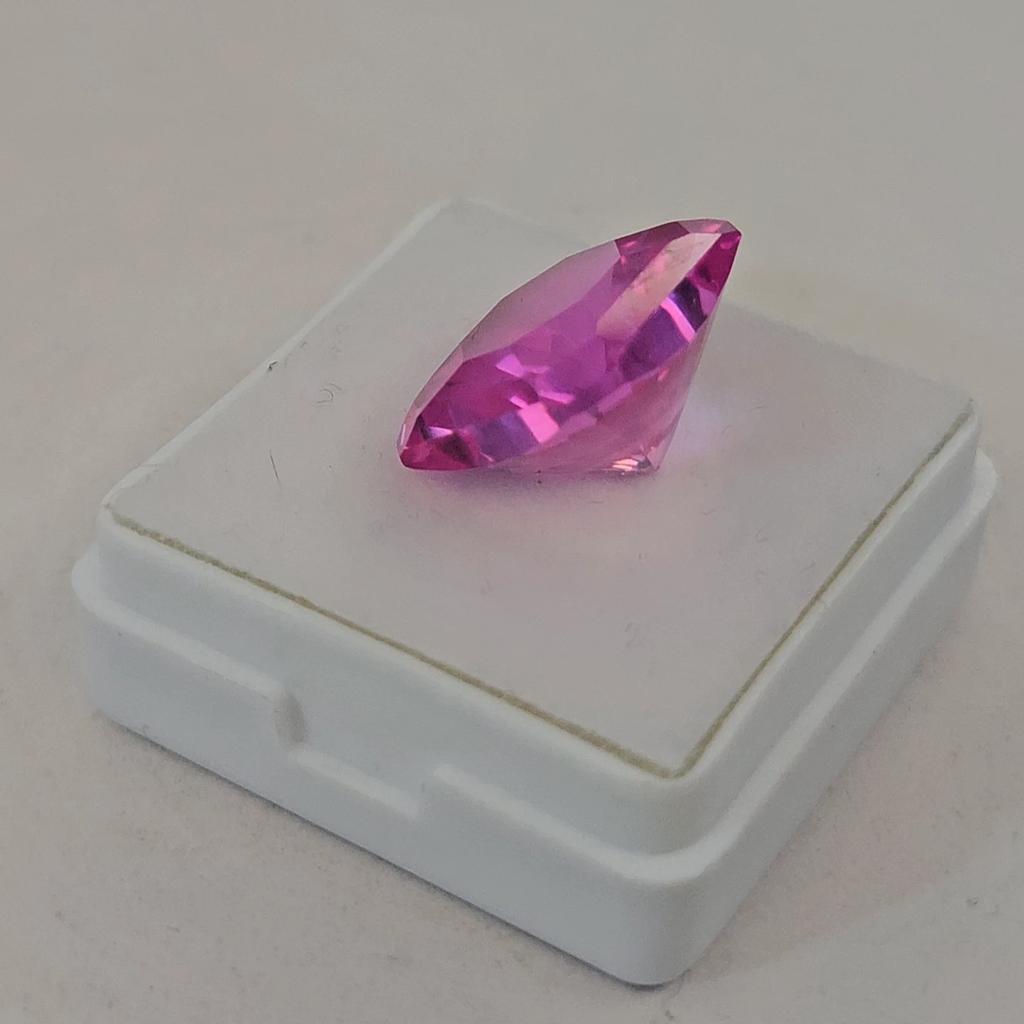 13-14 Ct Natural Pink Sapphire Asscher Cut Beautiful Certified Loose Gemstone