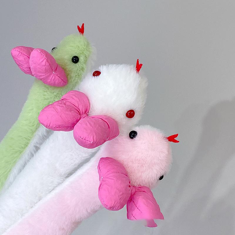 Kreslený Malý Had Plyšový Tleskací Kruh Anime Hračky Kawaii Plněné Panenky Zábavná Kreativní Hadí Panenka Narozeninový Dárek Pro Děti