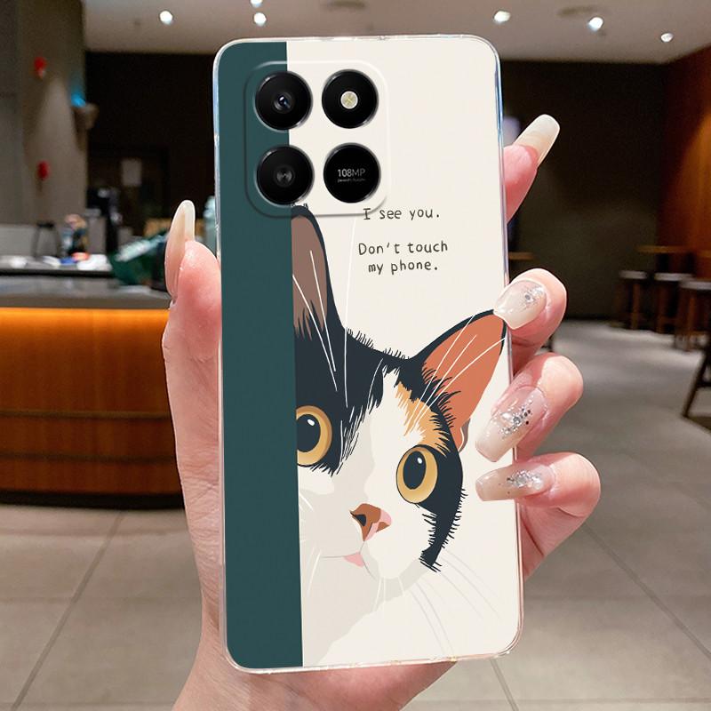 For Honor X7D Honor 400 Smart 4G 5G Luxury Dragon Cute Cool Boys Girls Soft silicone Phone Case Back Cover Transparent TPU Shell