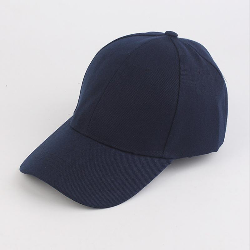 Verstellbare einfarbige Schattierung Hip Hop Unisex Baseballkappe Sonnenschutz Frühling Sommer Outdoor Herren Papa Hut Snapback