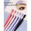 Straight Tip Eyebrow Trimmer Beauty Tools For Beginners, Anti-Scratch Eyebrow Razor, Hair Products And Accessories For Barber Salon Beauty