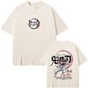 Anime Demon Slayer Akaza T Shirts Summer Unisex Unisex Casual Oversized Short Sleeve Unisex's Fashion Hip Hop T-shirt Male Vintage Tees